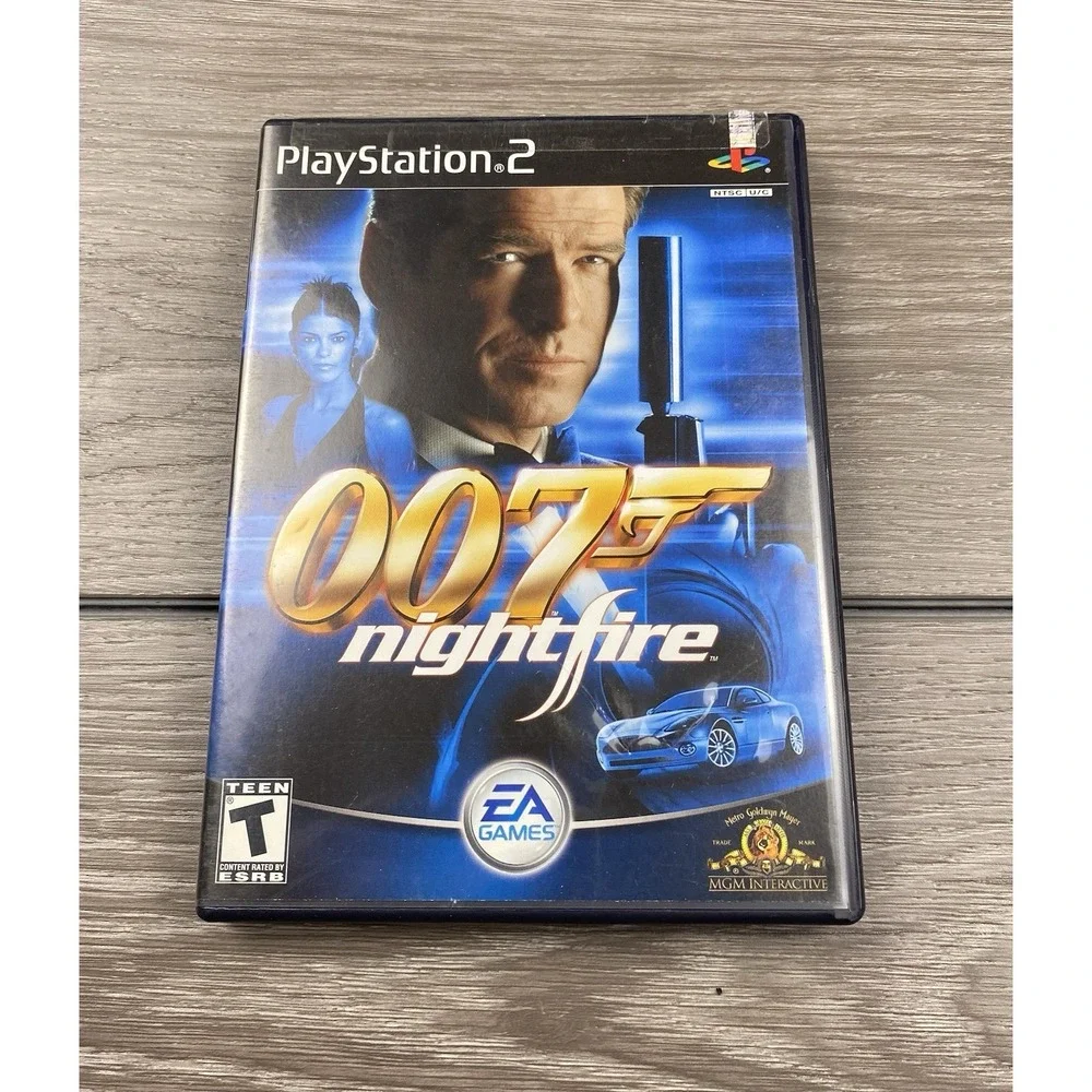 007: Nightfire‎ PlayStation 2 Black Label Game, Complete in Box
